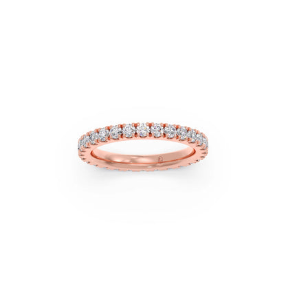 1.26ct Round Cut Diamond Eternity Band