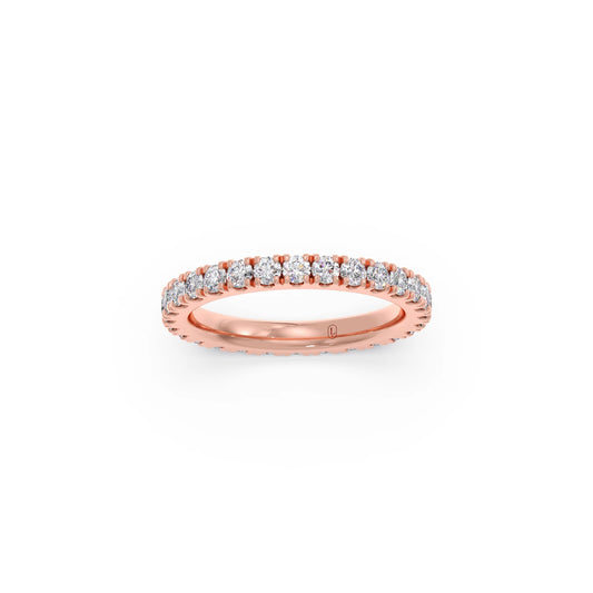 1.26ct Round Cut Diamond Eternity Band