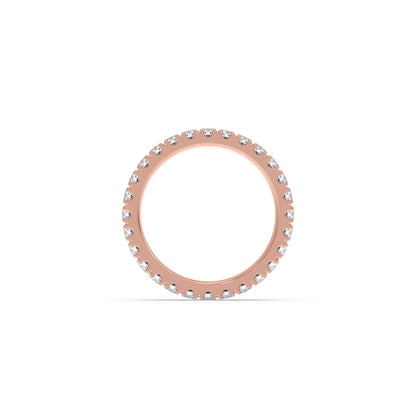 1.26ct Round Cut Diamond Eternity Band