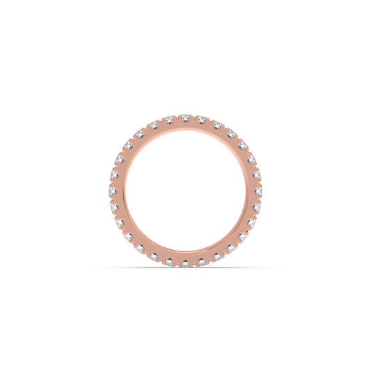 1.26ct Round Cut Diamond Eternity Band
