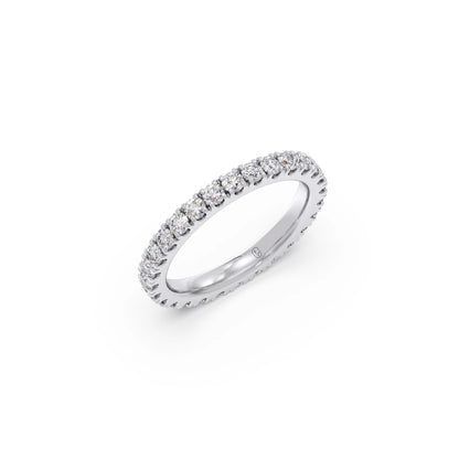 1.26ct Round Cut Diamond Eternity Band