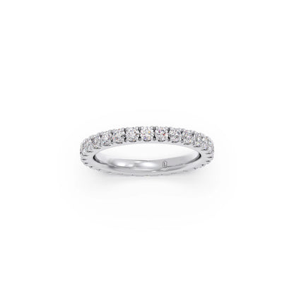 1.26ct Round Cut Diamond Eternity Band
