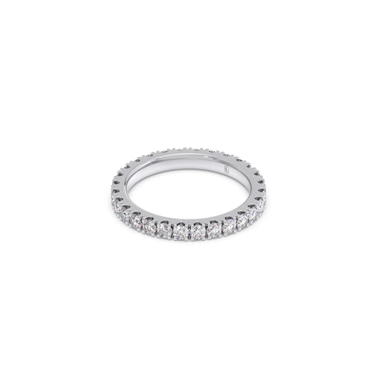 1.26ct Round Cut Diamond Eternity Band