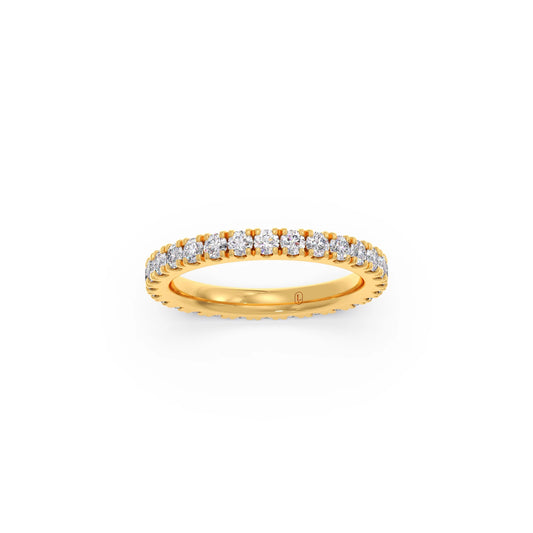 1.26ct Round Cut Diamond Eternity Band