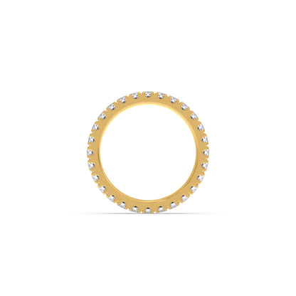 1.26ct Round Cut Diamond Eternity Band