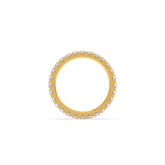 1.26ct Round Cut Diamond Eternity Band