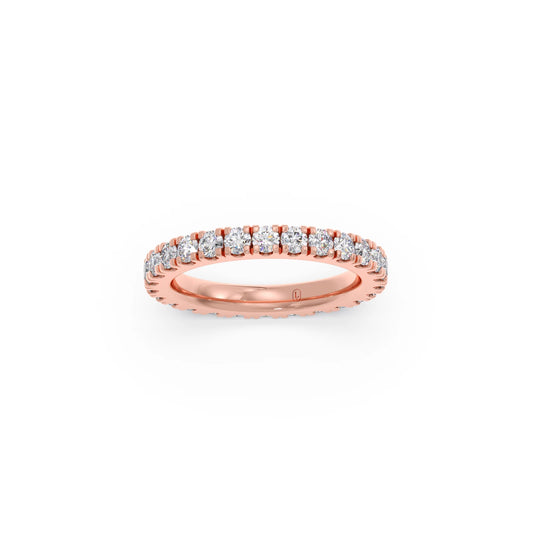 Micro Prong Set Eternity Diamond Band 1.50ct