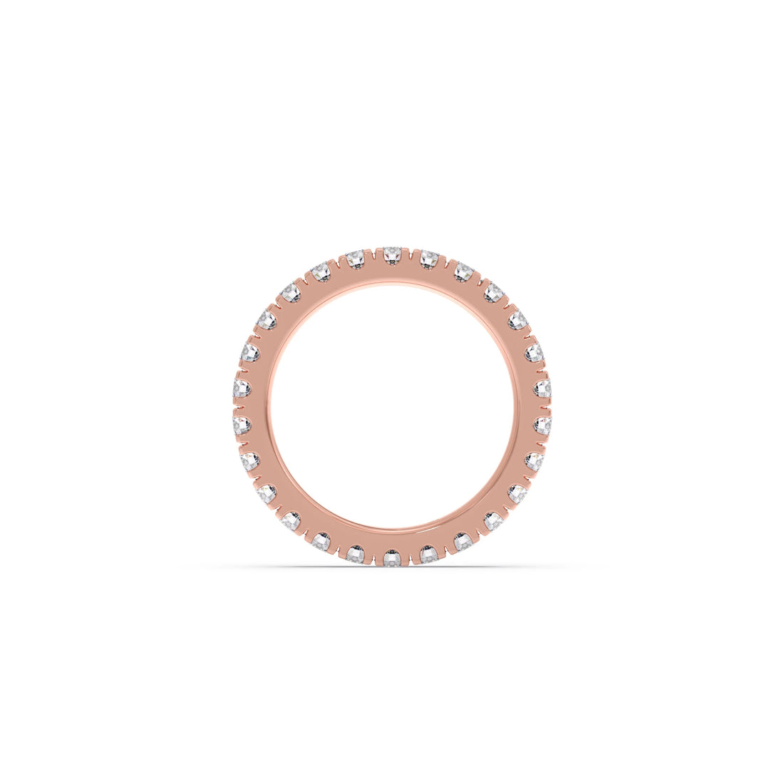 Micro Prong Set Eternity Diamond Band 1.50ct