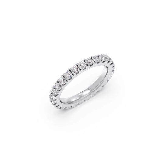 Micro Prong Set Eternity Diamond Band 1.50ct
