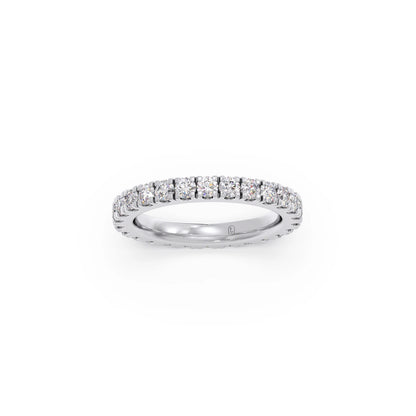 Micro Prong Set Eternity Diamond Band 1.50ct