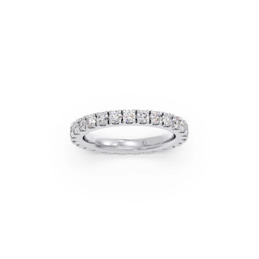 Micro Prong Set Eternity Diamond Band 1.50ct