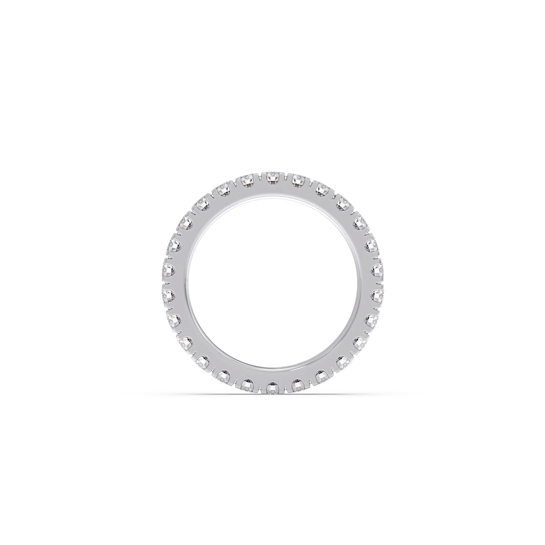 Micro Prong Set Eternity Diamond Band 1.50ct