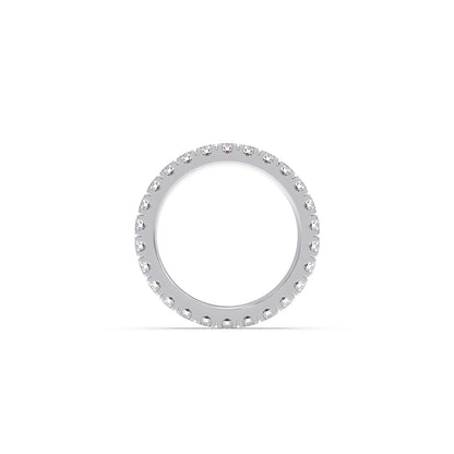Micro Prong Set Eternity Diamond Band 1.50ct