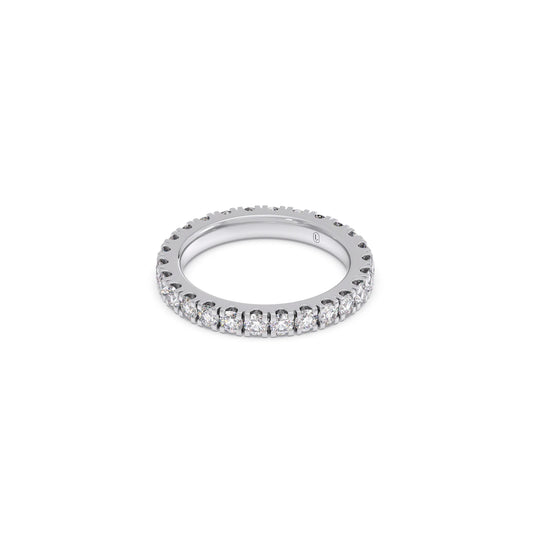 Micro Prong Set Eternity Diamond Band 1.50ct