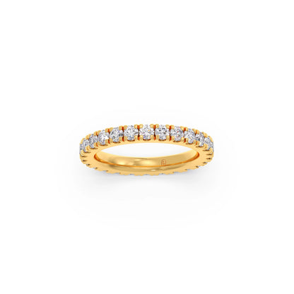 Micro Prong Set Eternity Diamond Band 1.50ct