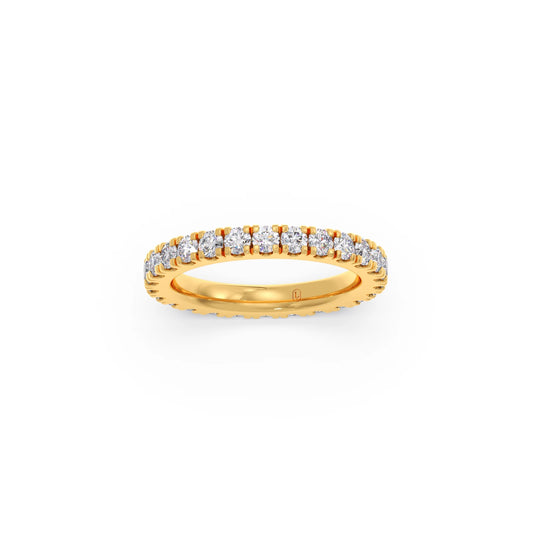 Micro Prong Set Eternity Diamond Band 1.50ct