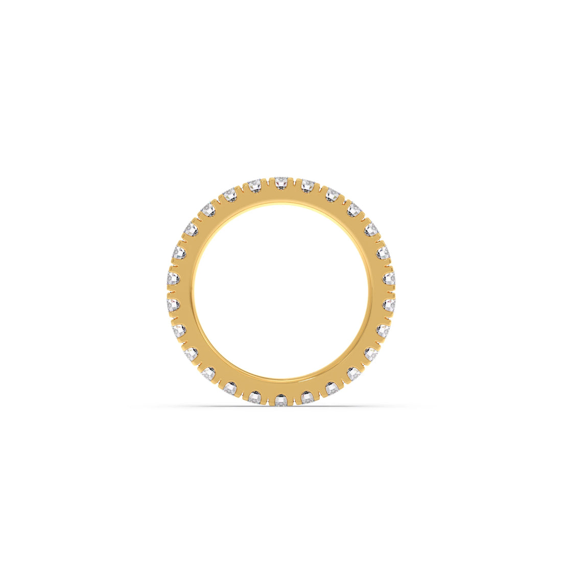Micro Prong Set Eternity Diamond Band 1.50ct