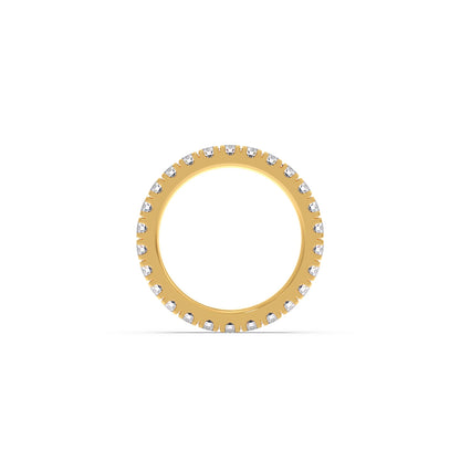 Micro Prong Set Eternity Diamond Band 1.50ct