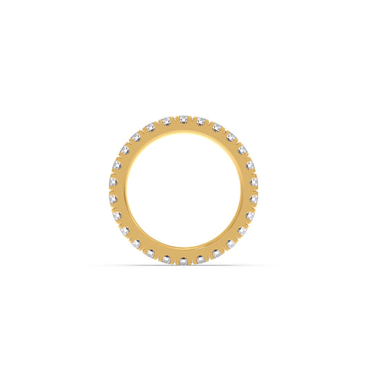 Micro Prong Set Eternity Diamond Band 1.50ct
