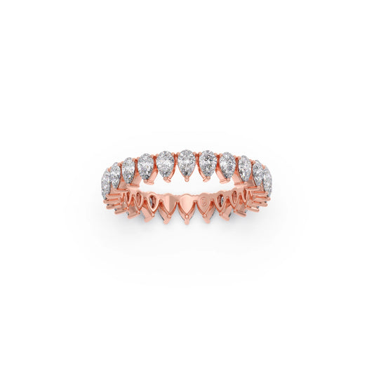 1.50ct  Pear Shape Diamond Eternity Band