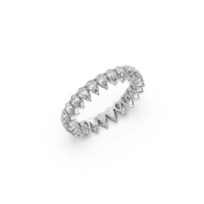 1.50ct  Pear Shape Diamond Eternity Band