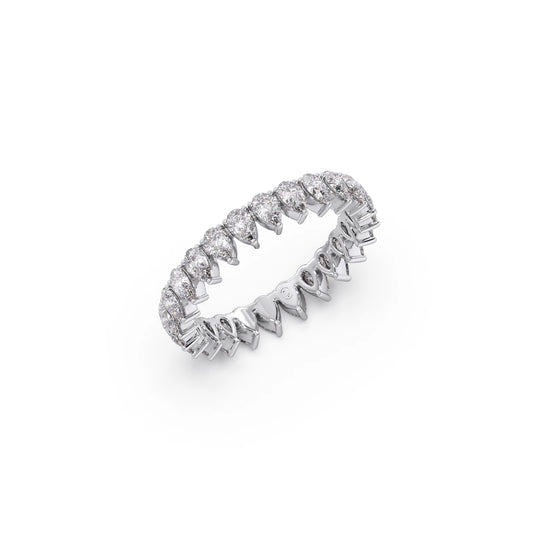 1.50ct  Pear Shape Diamond Eternity Band