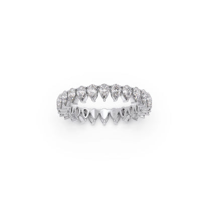 1.50ct  Pear Shape Diamond Eternity Band