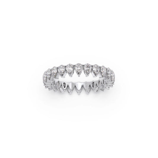 1.50ct  Pear Shape Diamond Eternity Band