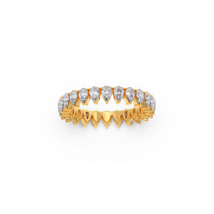 1.50ct  Pear Shape Diamond Eternity Band