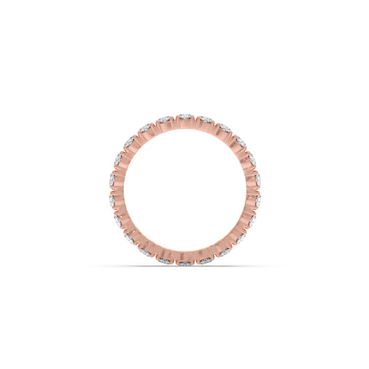 1.54 Ct Oval Cut Diamond Eternity Band