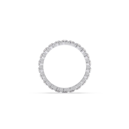1.54 Ct Oval Cut Diamond Eternity Band