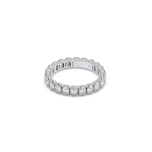 1.54 Ct Oval Cut Diamond Eternity Band