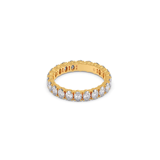 1.54 Ct Oval Cut Diamond Eternity Band