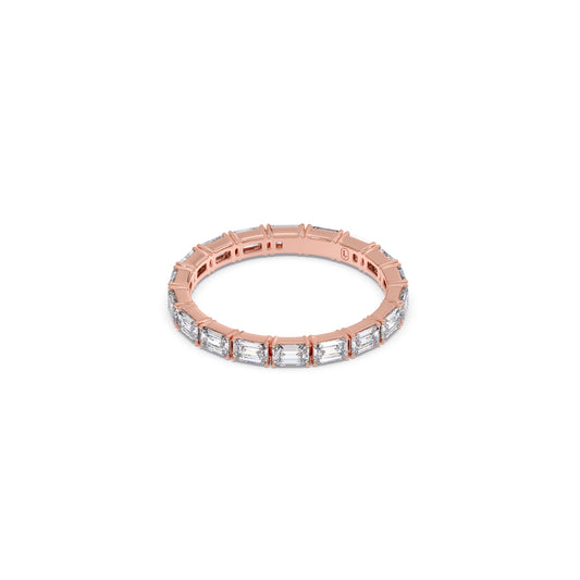 Emerald Cut Diamond 1.45ct Eternity Band