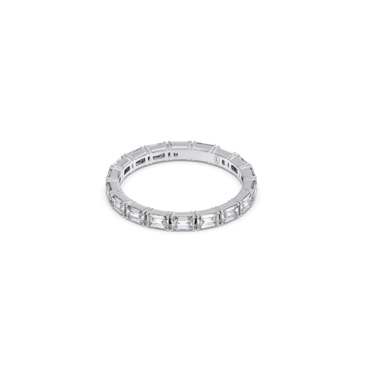 Emerald Cut Diamond 1.45ct Eternity Band