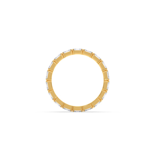 Emerald Cut Diamond 1.45ct Eternity Band