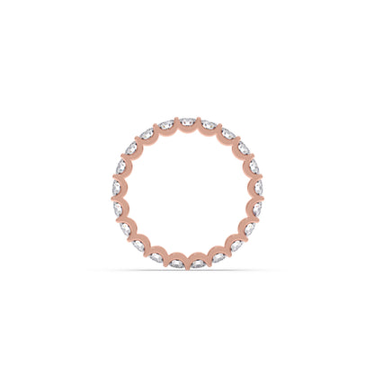 Round Cut 1.89ct Diamond Eternity Band