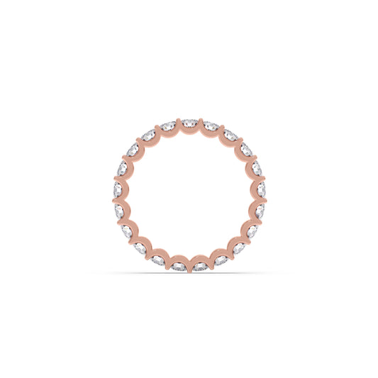 Round Cut 1.89ct Diamond Eternity Band