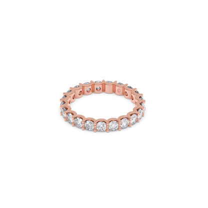 Round Cut 1.89ct Diamond Eternity Band