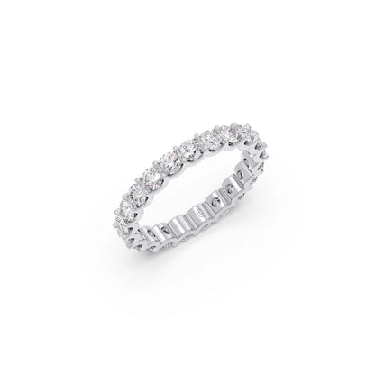 Round Cut 1.89ct Diamond Eternity Band