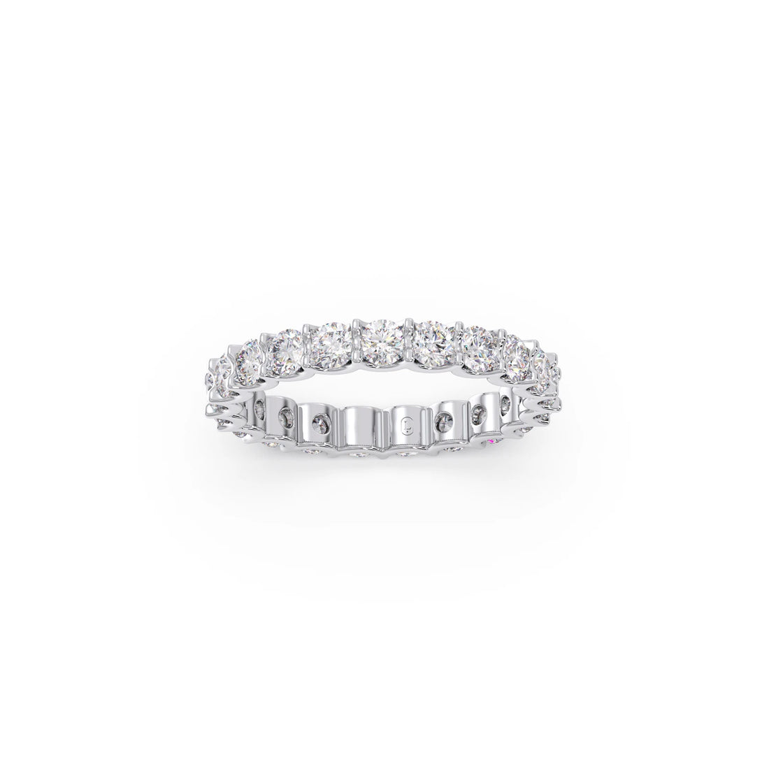 Round Cut 1.89ct Diamond Eternity Band