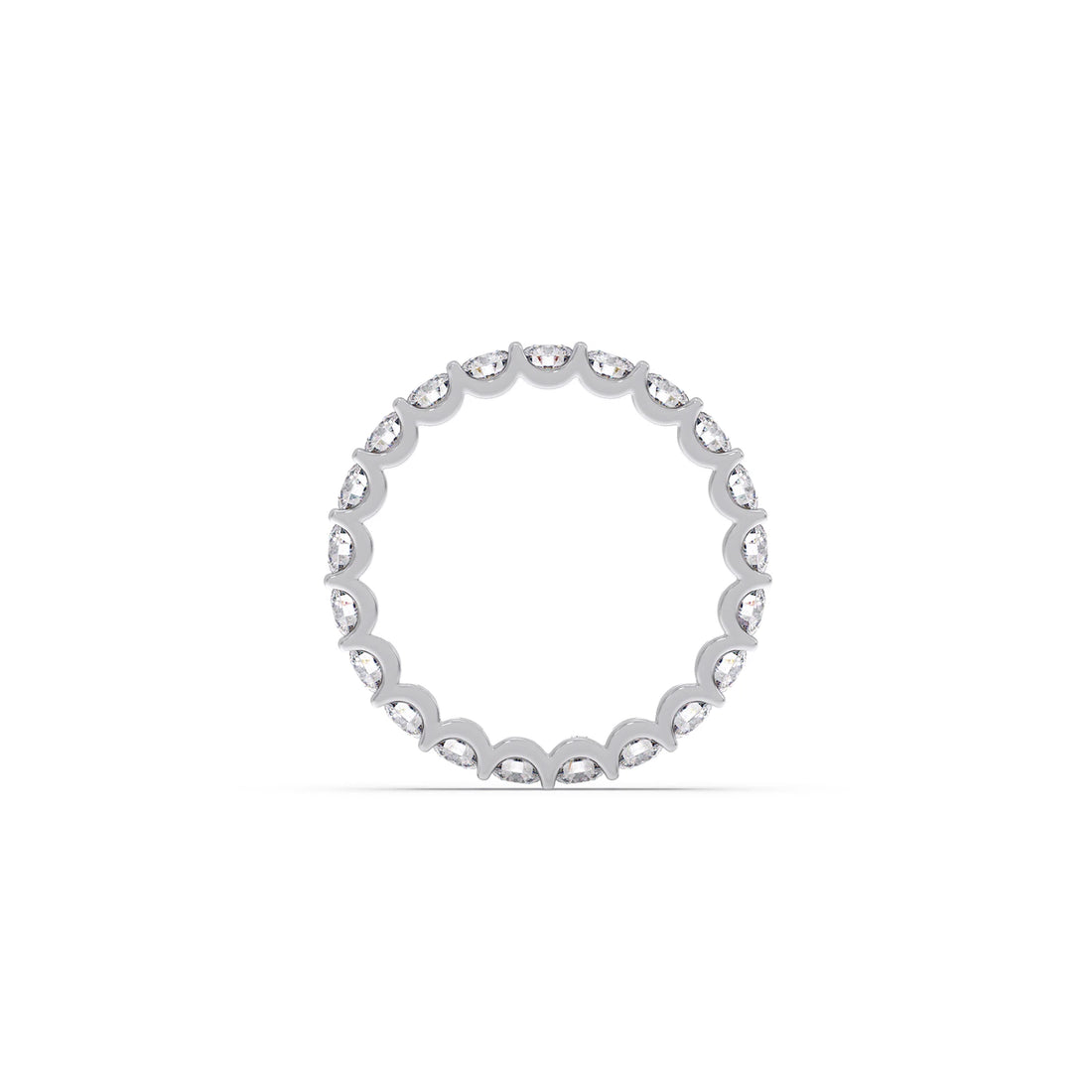 Round Cut 1.89ct Diamond Eternity Band