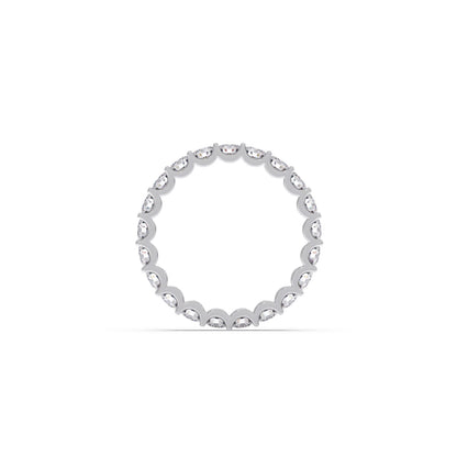 Round Cut 1.89ct Diamond Eternity Band