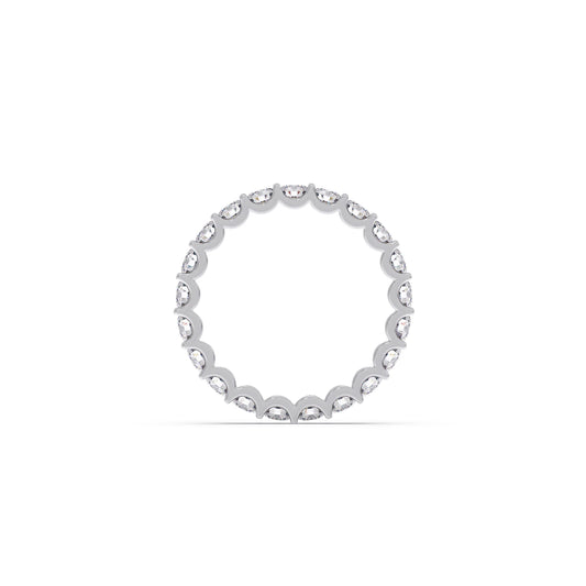Round Cut 1.89ct Diamond Eternity Band