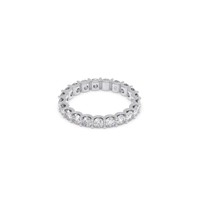 Round Cut 1.89ct Diamond Eternity Band