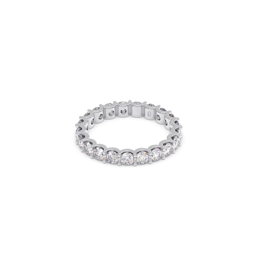 Round Cut 1.89ct Diamond Eternity Band