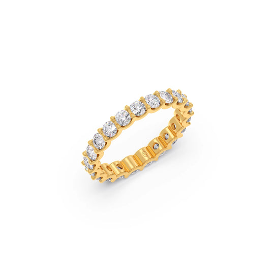 Round Cut 1.89ct Diamond Eternity Band