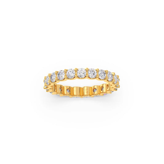 Round Cut 1.89ct Diamond Eternity Band