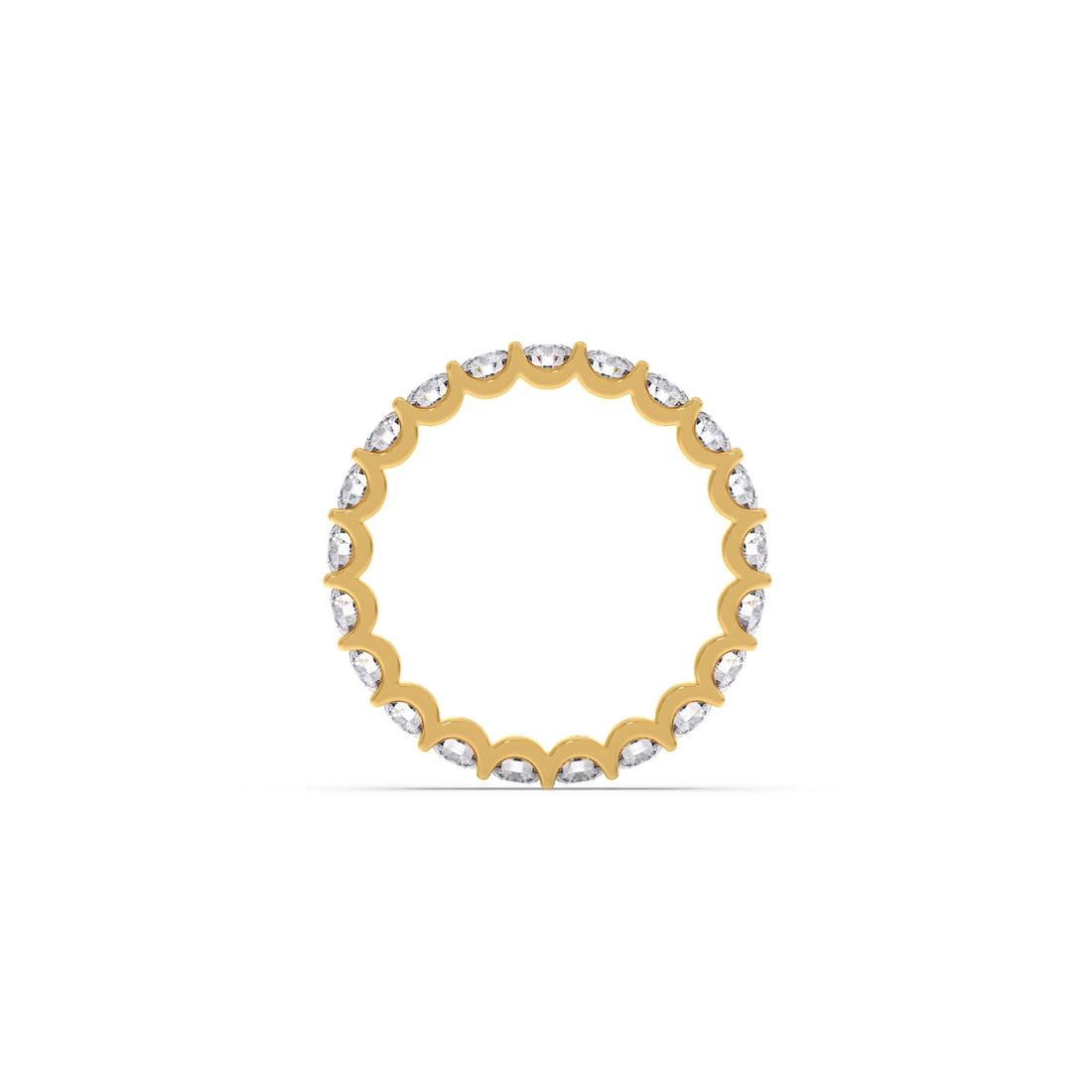 Round Cut 1.89ct Diamond Eternity Band