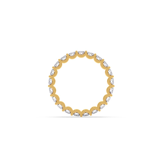 Round Cut 1.89ct Diamond Eternity Band